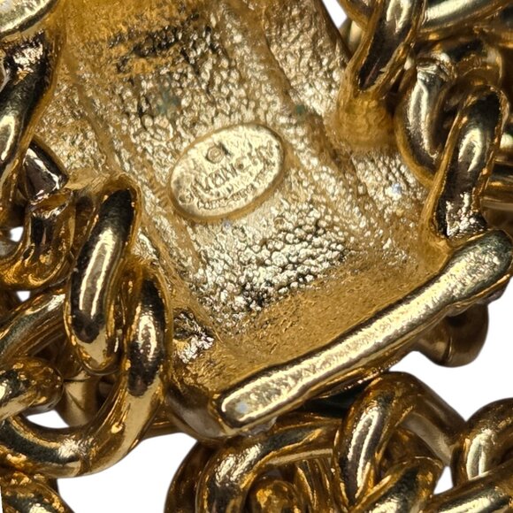 GIVENCHY Vintage Jewels of India Chunky Double Strand Jeweled Chain Necklace - Picture 7 of 8